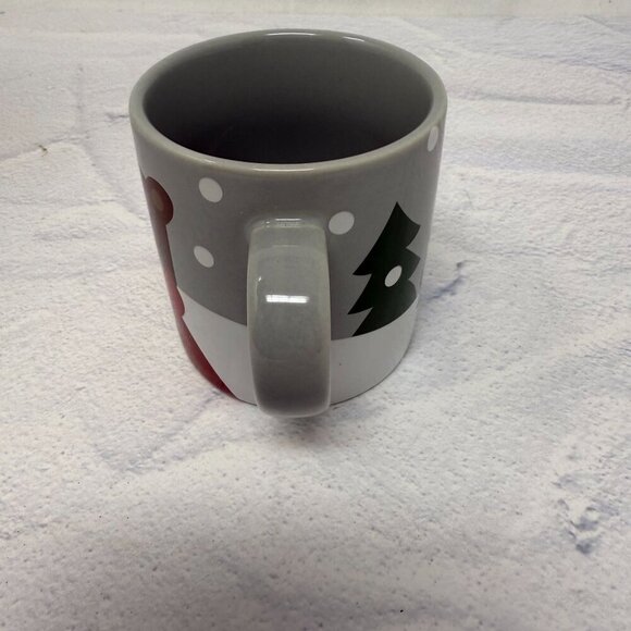 Crate & Barrel Christmas Winter Holiday Teddy Bear Mug Joan Anderson Child Size - Picture 4 of 7